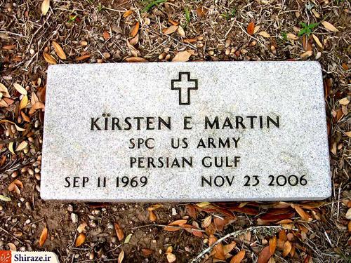 نام «خلیج فارس» روی قبر نظامیان آمریکایی‌